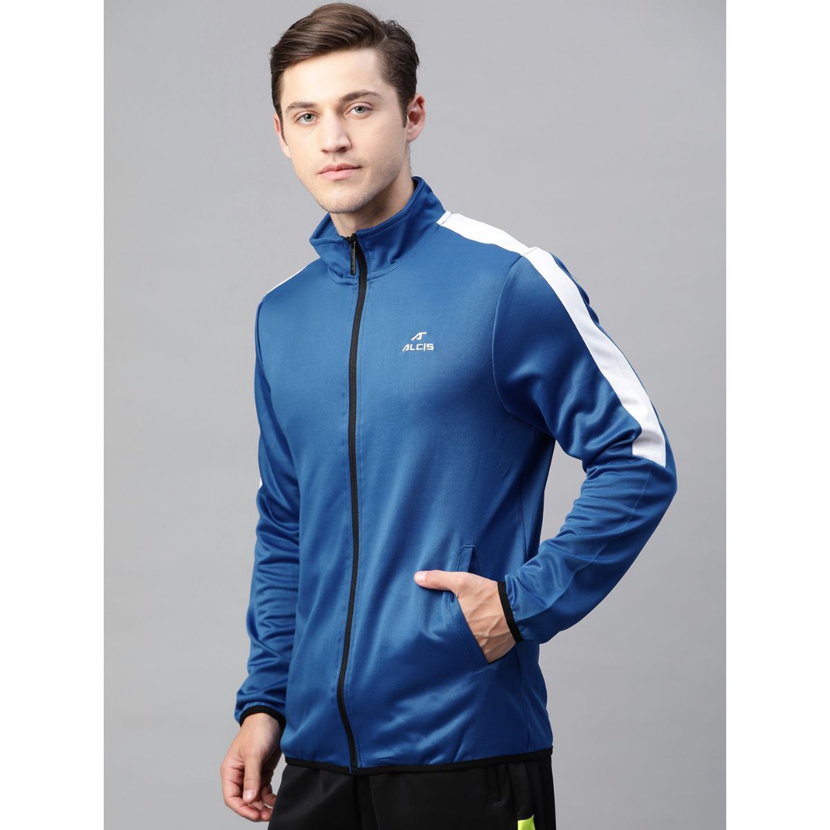 Solid discount sporty jacket