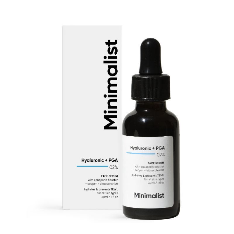 Minimalist 2% Hyaluronic Acid + PGA Face Serum For Deep, Multilevel Hydration