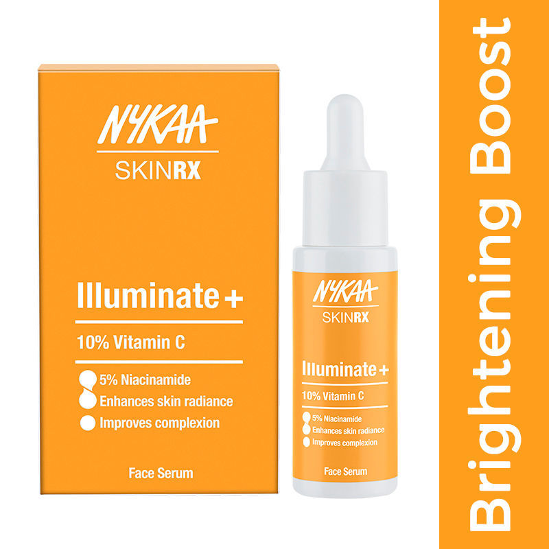 Nykaa SKINRX 10% Vitamin C with 5% Niacinamide Illuminate + Brightening Boost Face Serum