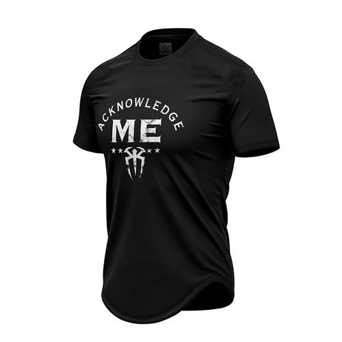 The Souled Store Men Official WWE Authentic Roman Reigns Me Black Drop Cut  T-Shirts