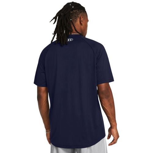 Buy Under Armour Navy Blue Men'S Tech Print Fill Short Sleeve T - Main Image
