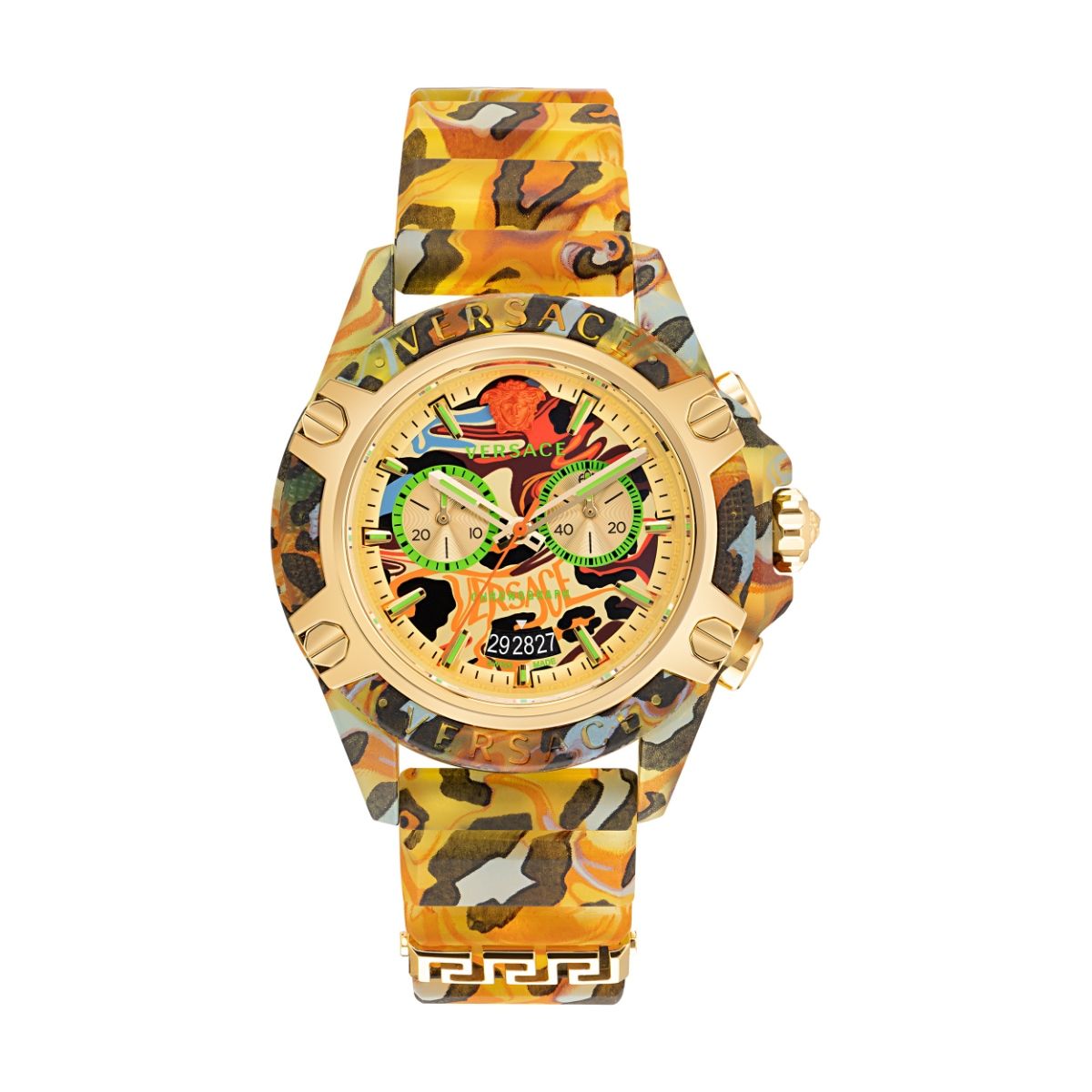 Tropical Style Camo Rubber Watch Strap - Brown - ZULUDIVER