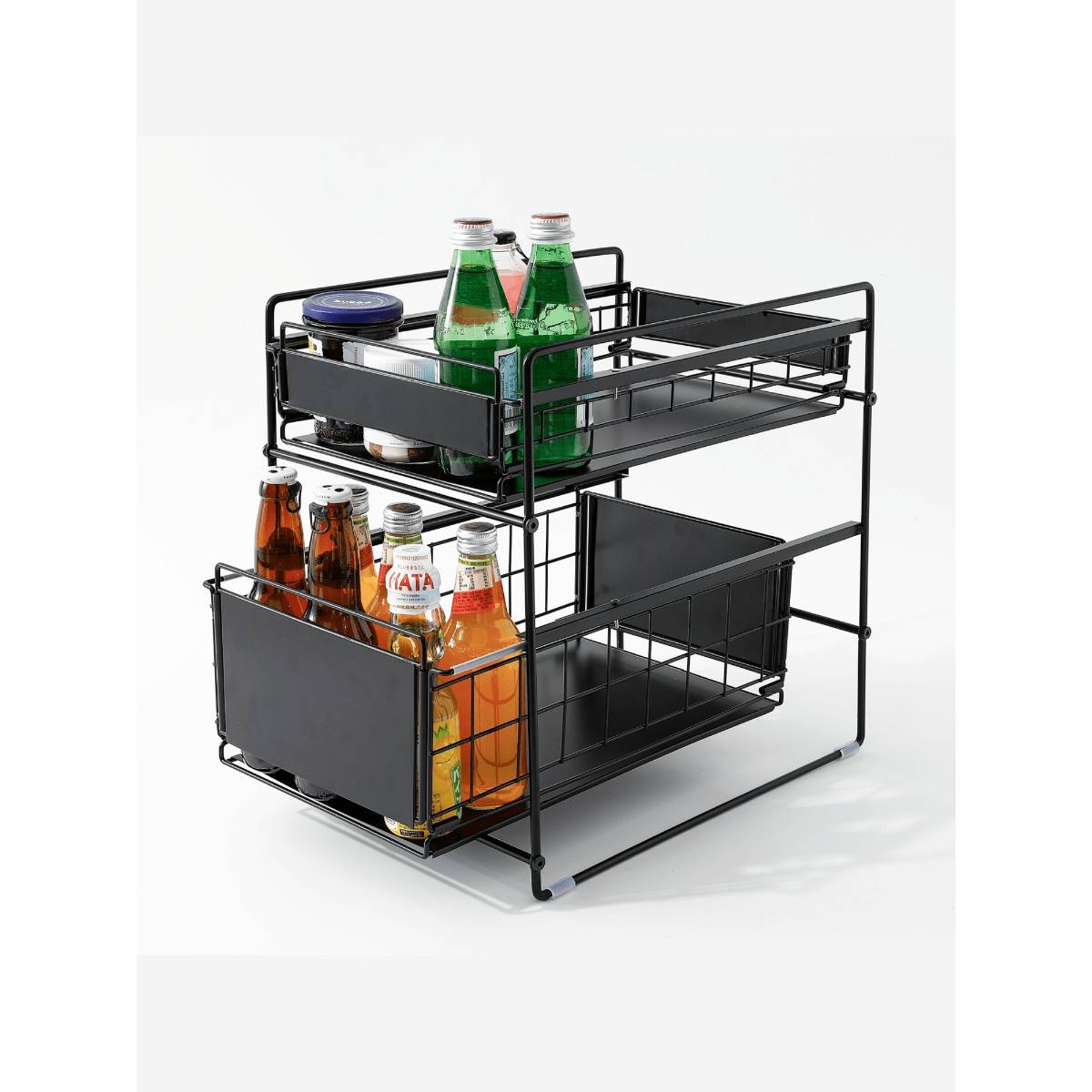 Buy The Better Home 2-Tier Kitchen Rack With Sliding Storage Drawer ...