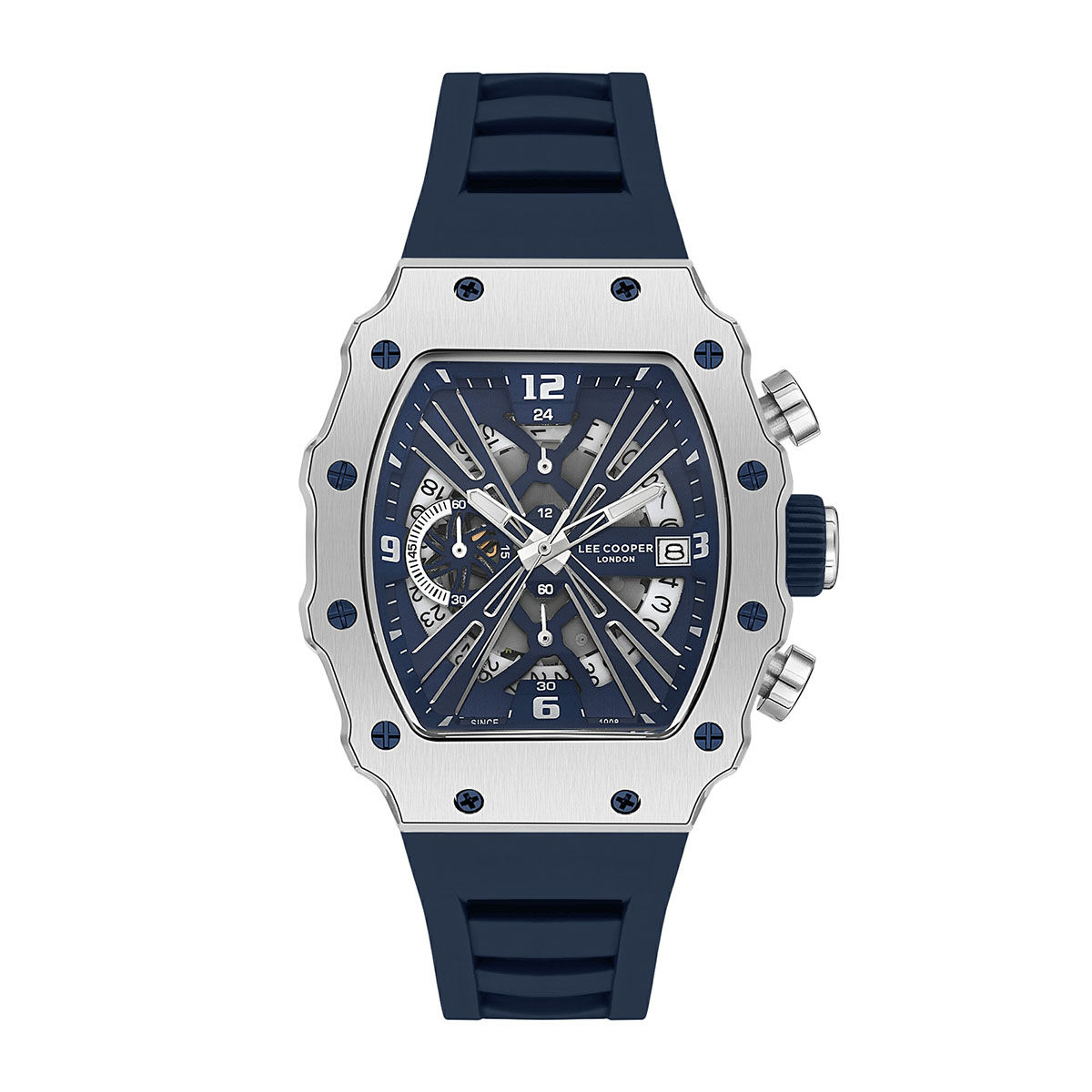 Buy Lee Cooper Multifunction Blue Tonneau Dial Mens Watch