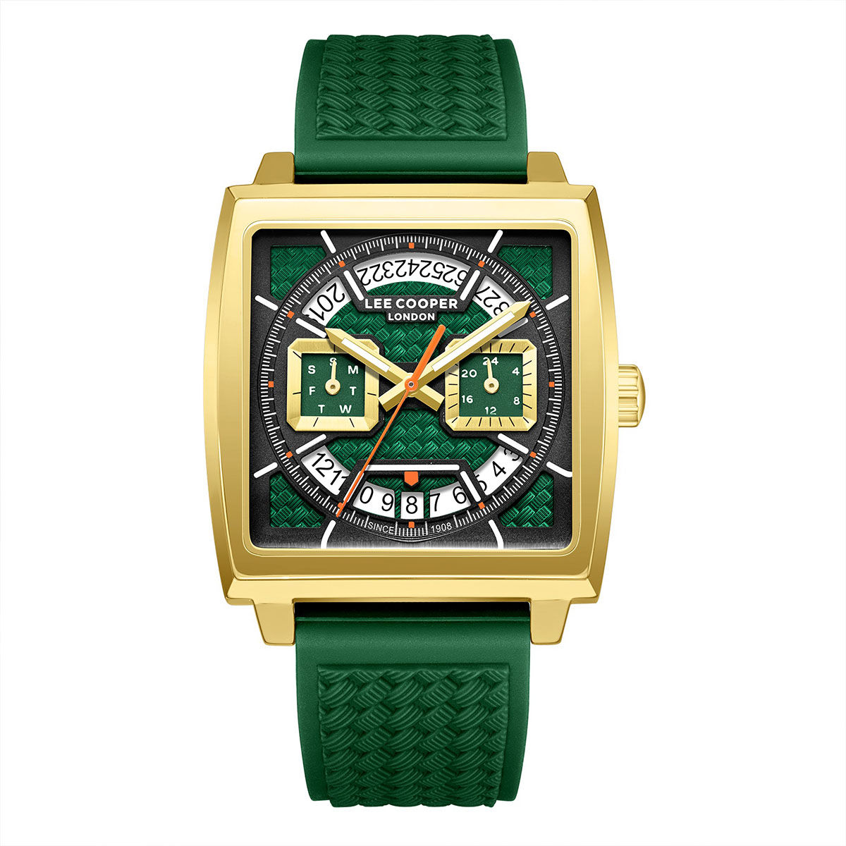 Buy Lee Cooper Multifunction Green Square Dial Mens Watch