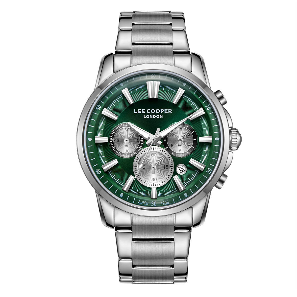 Buy Lee Cooper Multifunction Green Round Dial Mens Watch - LC08068