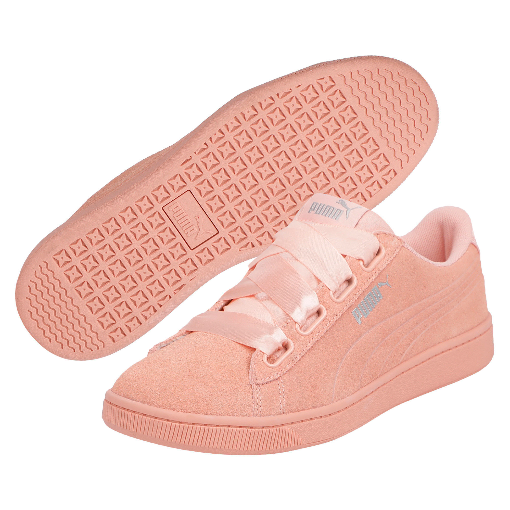 Buy Puma Vikky V2 Ribbon S Women s Peach Sneakers 6 Online