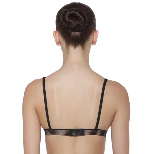 Buy Triumph Infinite Sensation Invisible Wireless Non Padded Comfort  Support Bra - Black Online