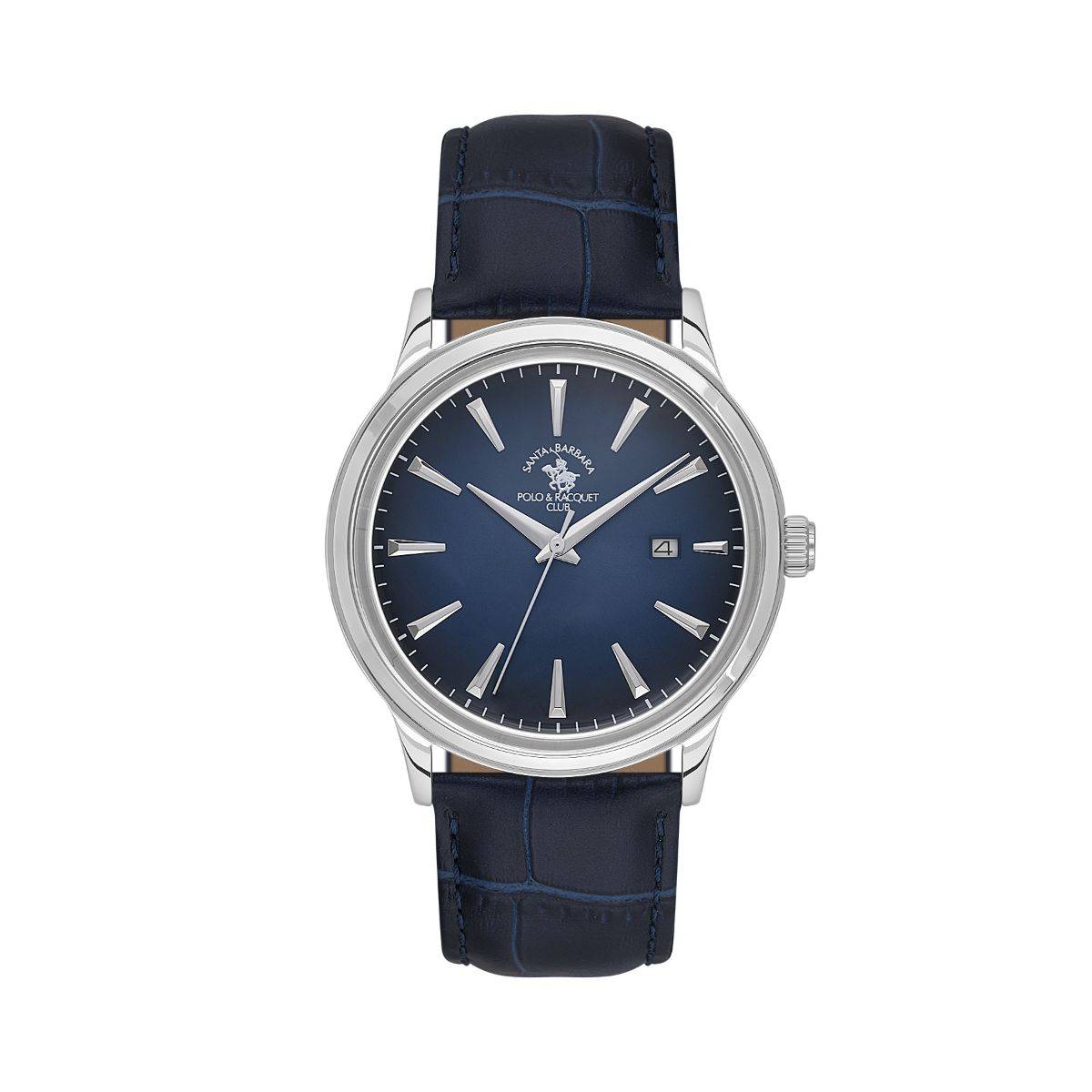 Santa Barbara Polo & Racquet Club Men Quartz Blue Dial Round Analog Watch - SB.4.10022-3 (M)