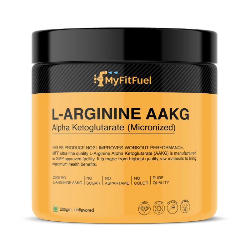 MyFitFuel L-Arginine Alpha-Ketoglutarate (100% Pure, No Other Ingredient), Unflavored