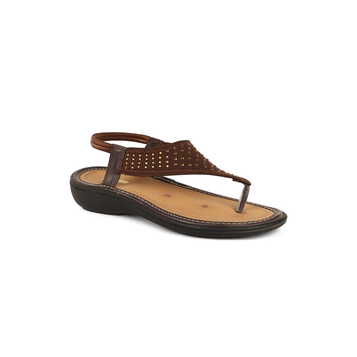 Buy Bata womens Baroque Sandal Brown Flat Sandal - 4 UK (5614802) at  Amazon.in