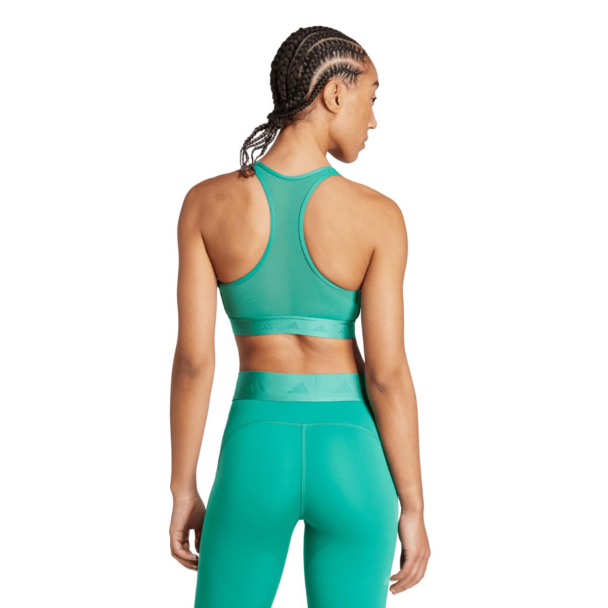 Buy adidas PWR MS HYGLM Women Green Sports Bra Online