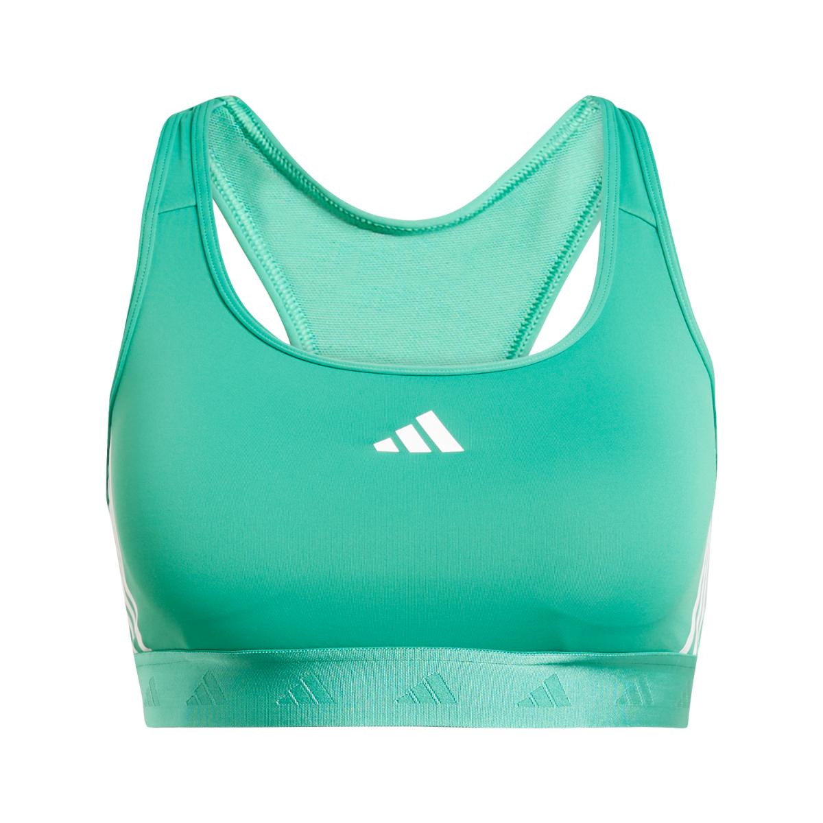 Buy adidas PWR MS HYGLM Women Green Sports Bra Online