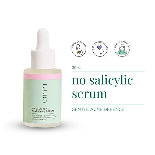 Orimii No Salicylic Clarifying Face Serum For Acne Control - Non Comedogenic, Pregnancy Safe