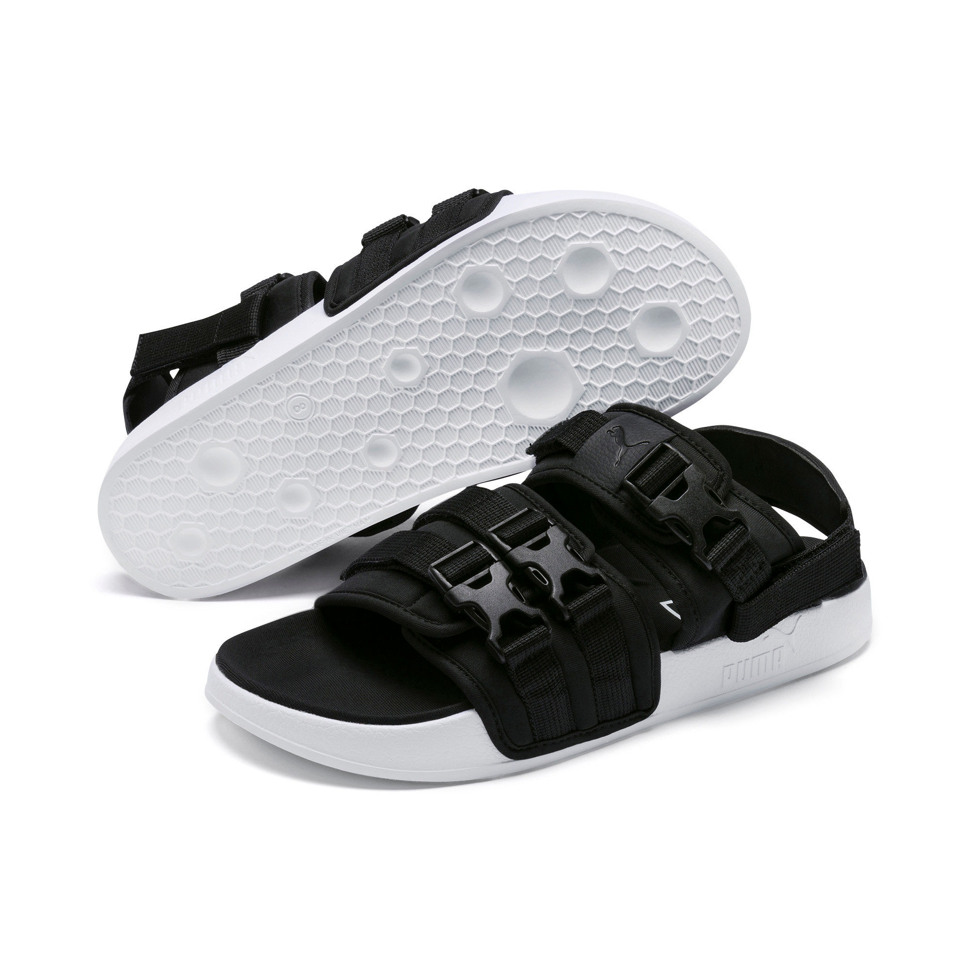 Buy Puma Leadcat YLM 19 Black White Sandal 4 Online