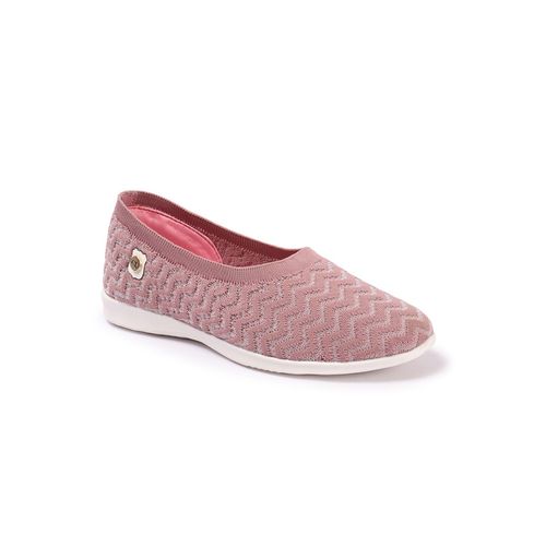 Ndure Womens Round Toe Loafers Buy Carlton London Mauve Slip On