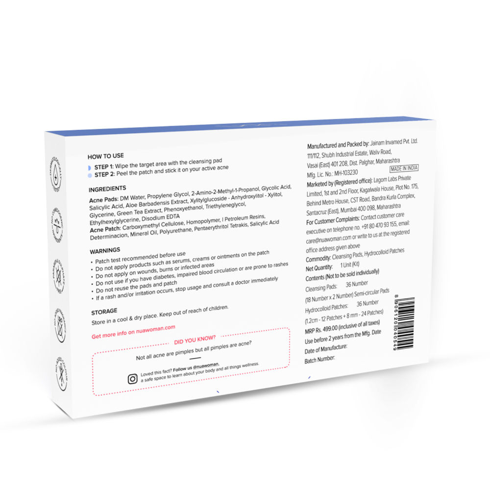 Nua Clarifying Acne Patch Kit: Buy Nua Clarifying Acne Patch Kit Online ...