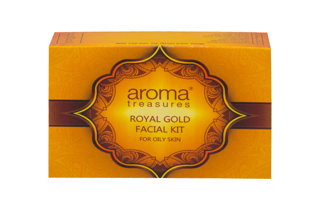Aroma Treasures Royal Gold Facial Kit For Oily Skin - Single Time