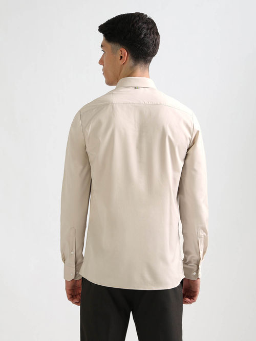 Buy Arrow Newyork Men Poplin Brooklyn Ultra Slim Fit Shirt Online