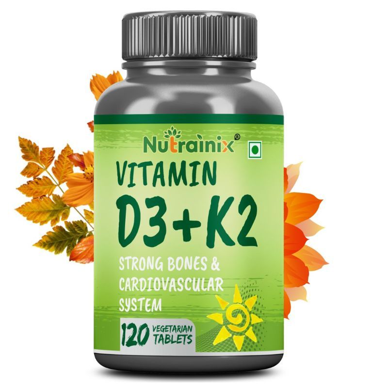 Nutrainix Vitamin D3 5000iu With K2 As Mk7 100mcg Supplement Buy Nutrainix Vitamin D3 5000iu With K2 As Mk7 100mcg Supplement Online At Best Price In India Nykaa