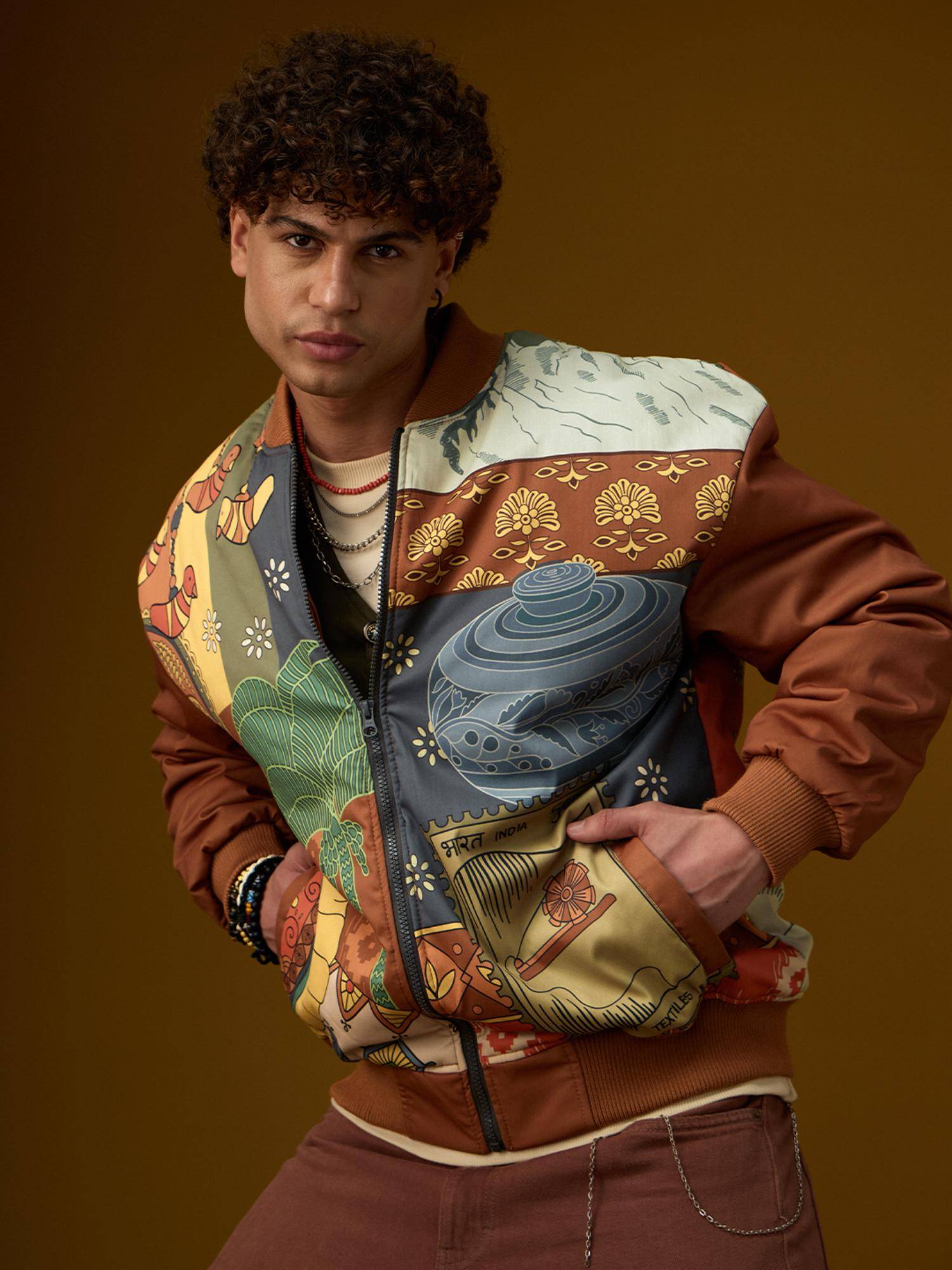Buy The Souled Store Nomad: Musafir Men Bomber Jacket Online
