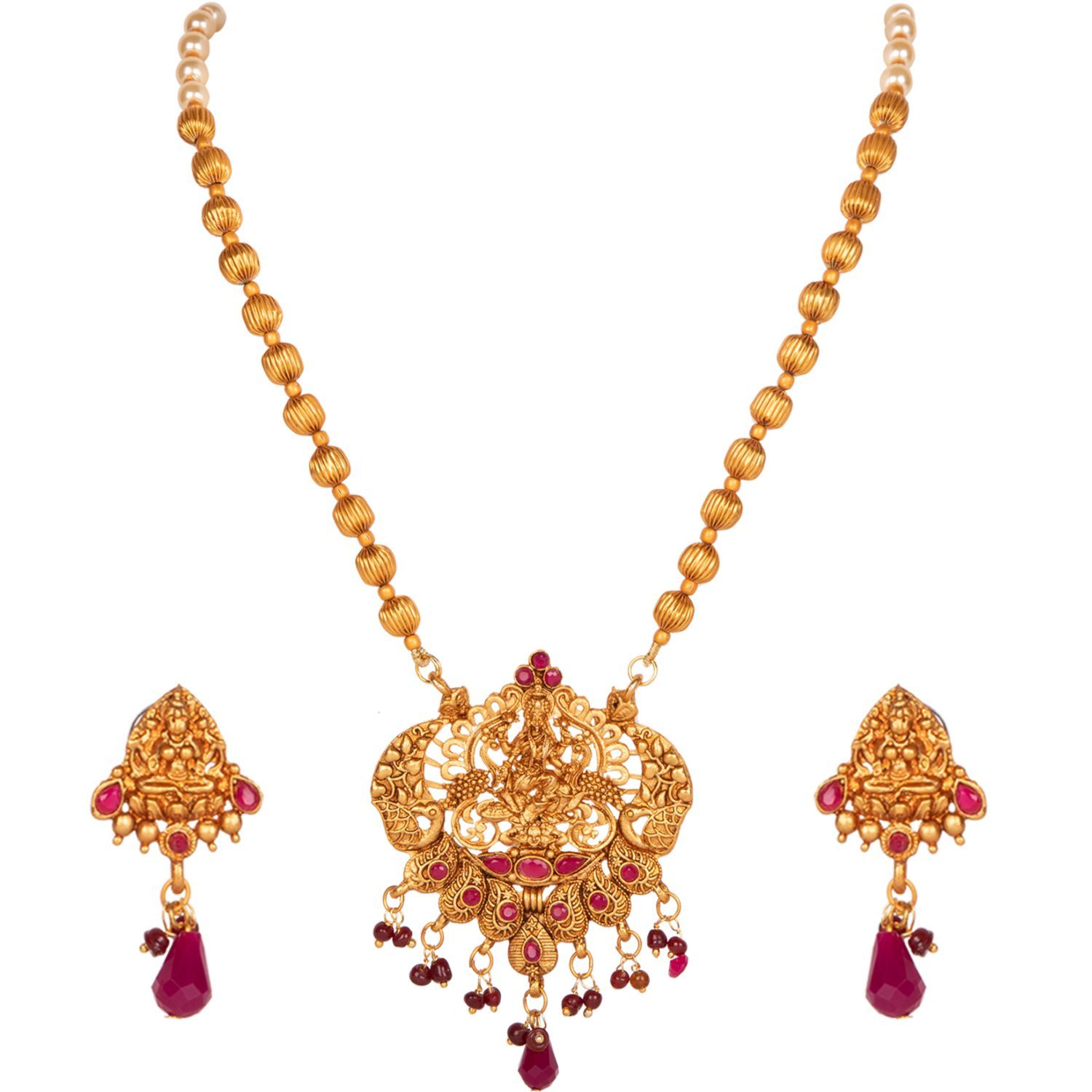 Anika S Creation Exclusive South Indian High Gold Plated Temple Jewellery Set Design Of Lord Lakshmi Buy Anika S Creation Exclusive South Indian High Gold Plated Temple Jewellery Set Design Of Lord Lakshmi Online,Garden Design Front Of House In Kerala