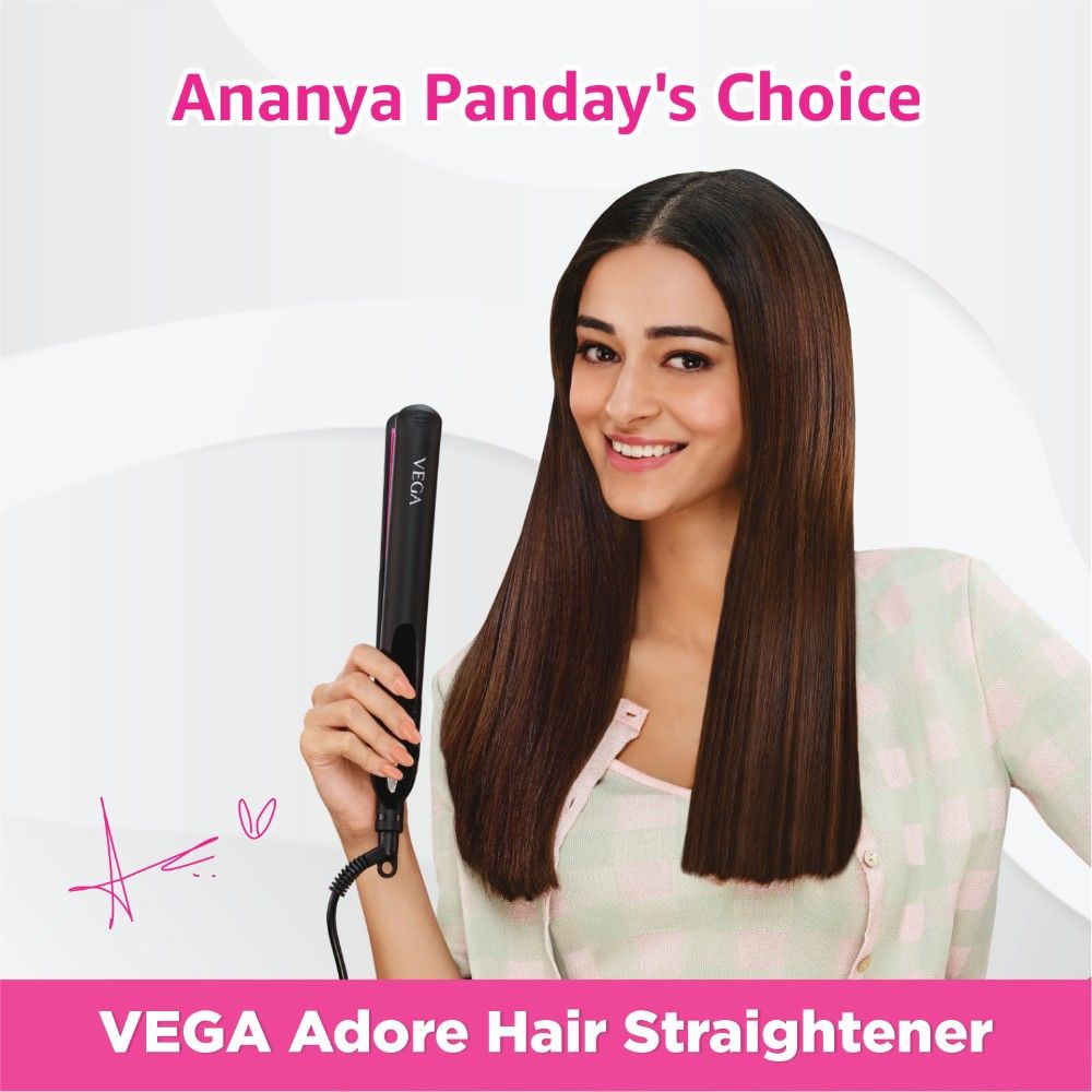 Vega Hair Straightener for Women with Keratin Infused Plates  VHSH28Black  Amazonin Beauty