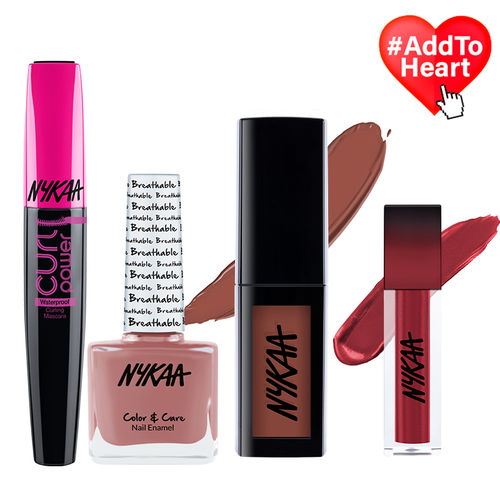 Nykaa Curl Power Mascara Matte To Last Liquid Lipstick Mini Metallic Liquid Lipstick Breatahble Nail Enamel Combo Buy Nykaa Curl Power Mascara Matte To Last Liquid Lipstick Mini Metallic Liquid Lipstick Beauty, cosmetic & personal care in mumbai, maharashtra. nykaa curl power mascara matte to last liquid lipstick mini metallic liquid lipstick breatahble nail enamel combo