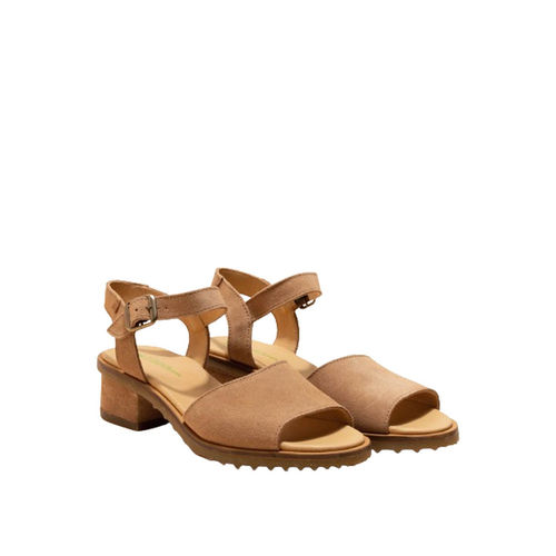 El Naturalista Women's Leather Open-Toe Sandals - Comfortable Velcro Heels