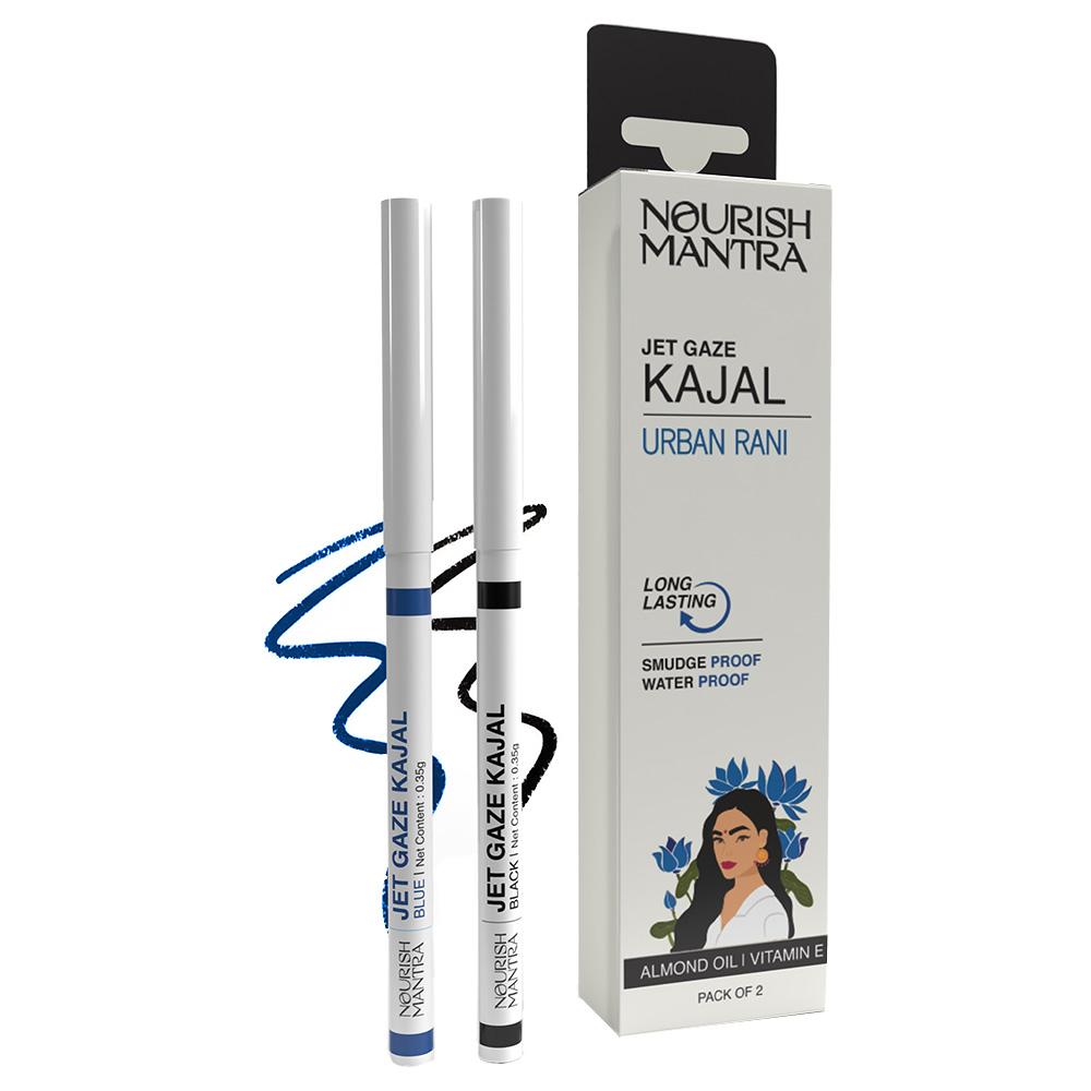 Nourish Mantra Jet Gaze Kajal Urban Rani, Combo, Bla