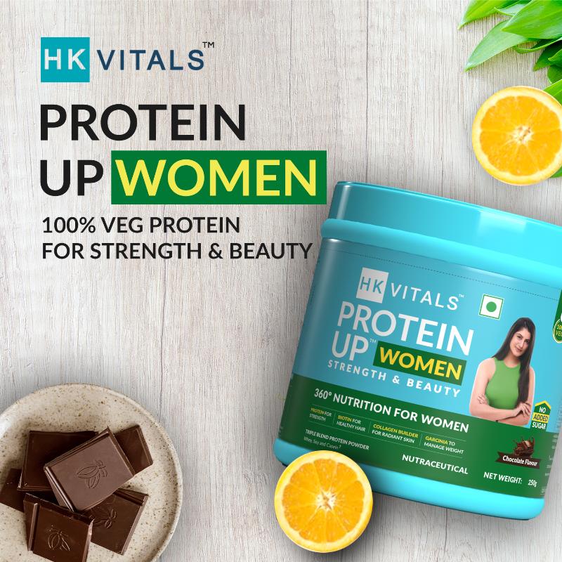 Buy HealthKart HK Vitals Veg Collagen - Mixed Fruit & ProteinUp Women ...