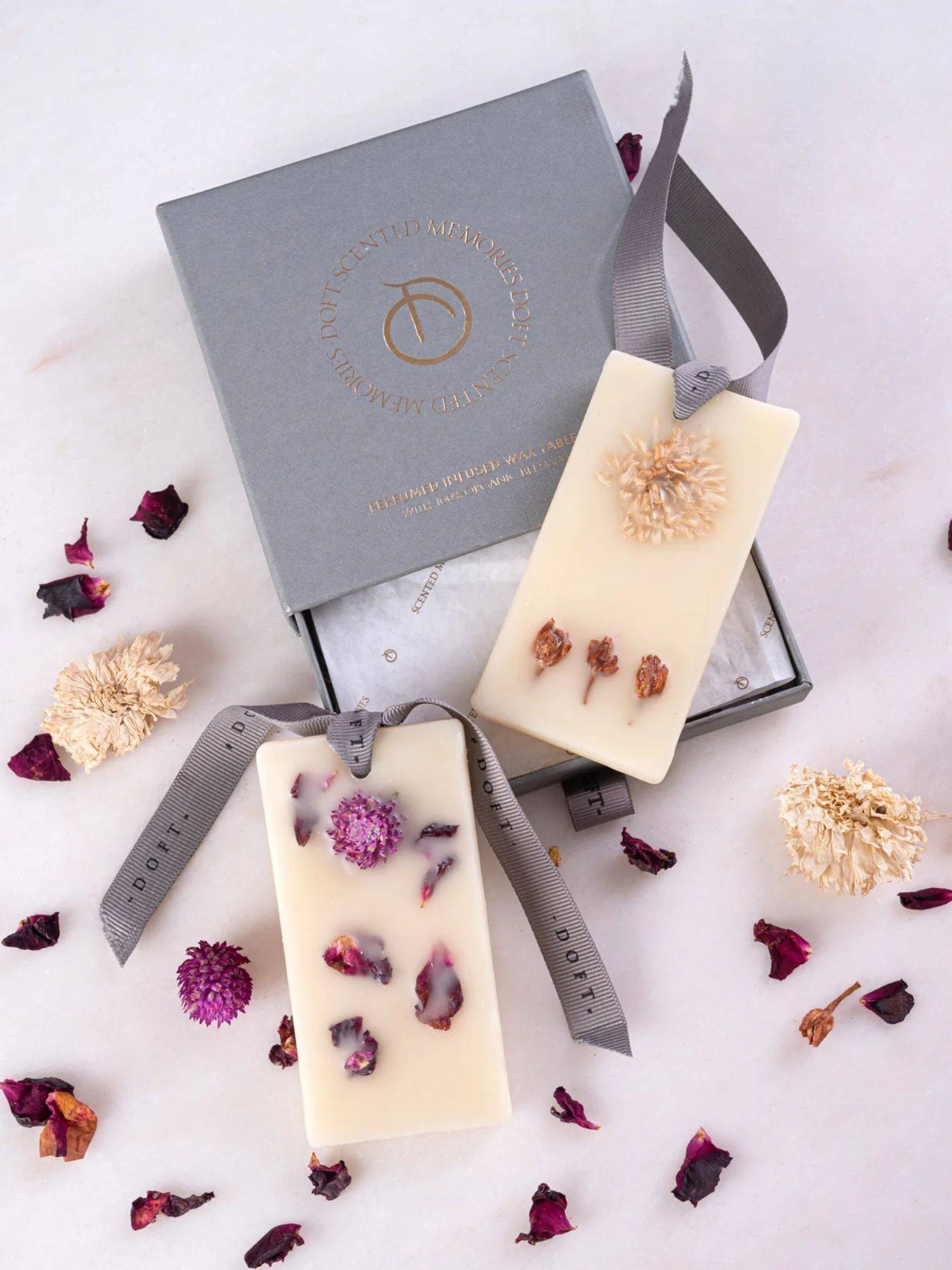 DOFT Flower Blossom Perfume Infused Wax Tablets (Set of 2)