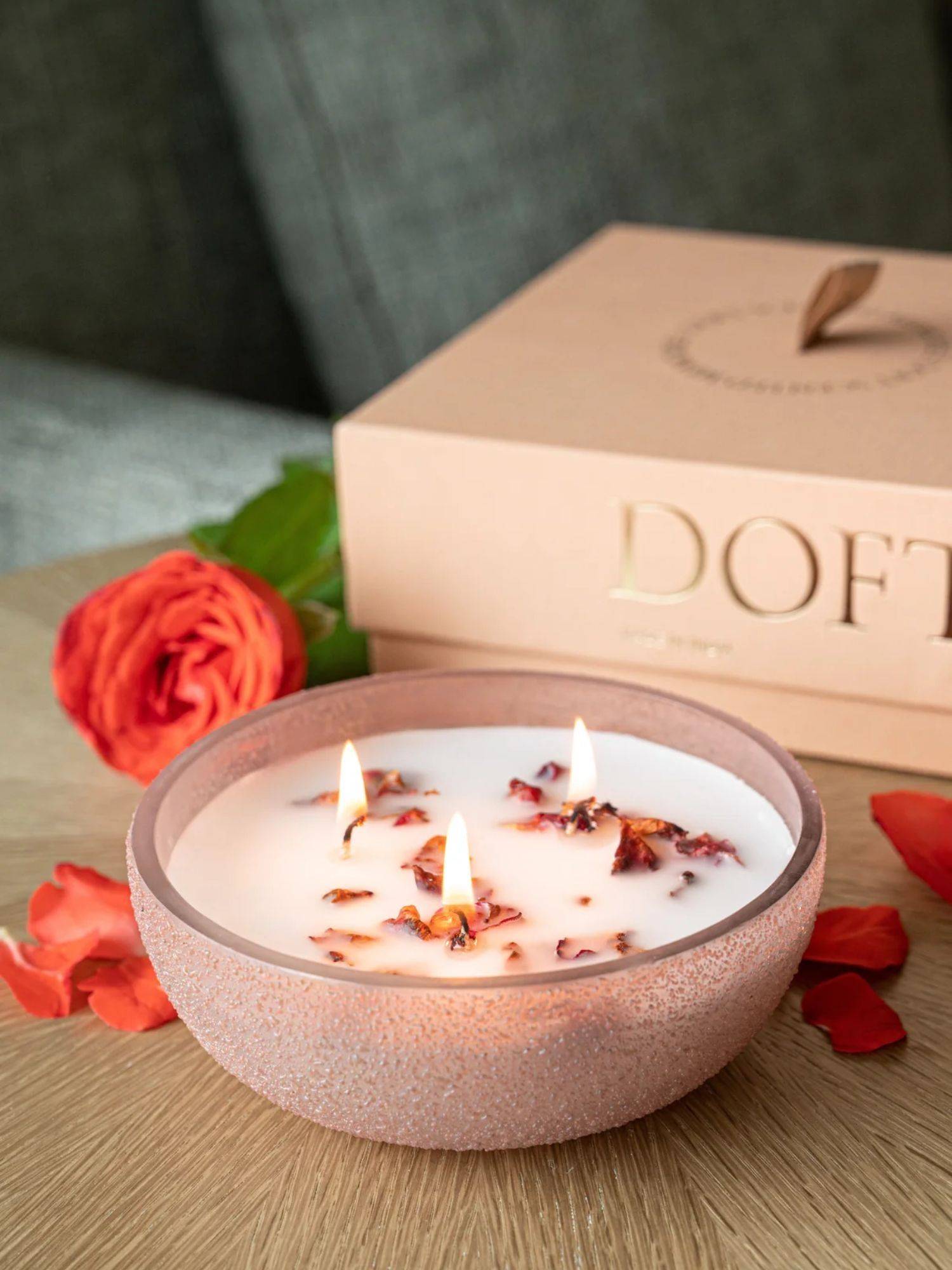 DOFT English Rose Mini Bowl Candle