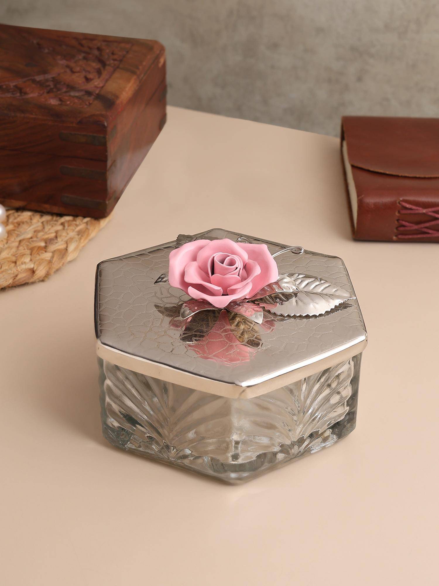 De Maison Decor Petal Eclat Pink Hexa Box