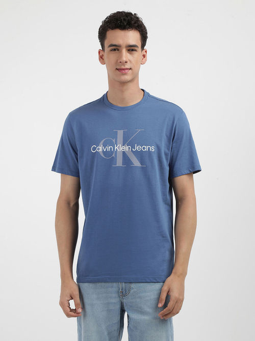 Calvin Klein Men Blue Color T-Shirt