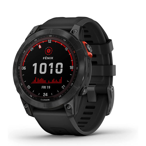 Garmin Fenix 7 Solar- Slate Gray- Black Band: Buy Garmin Fenix 7 Solar-  Slate Gray- Black Band Online at Best Price in India | Nykaa