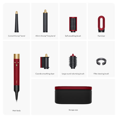 Limited Edition Dyson Airwrap Red Limited Edition Dyson Airwrap