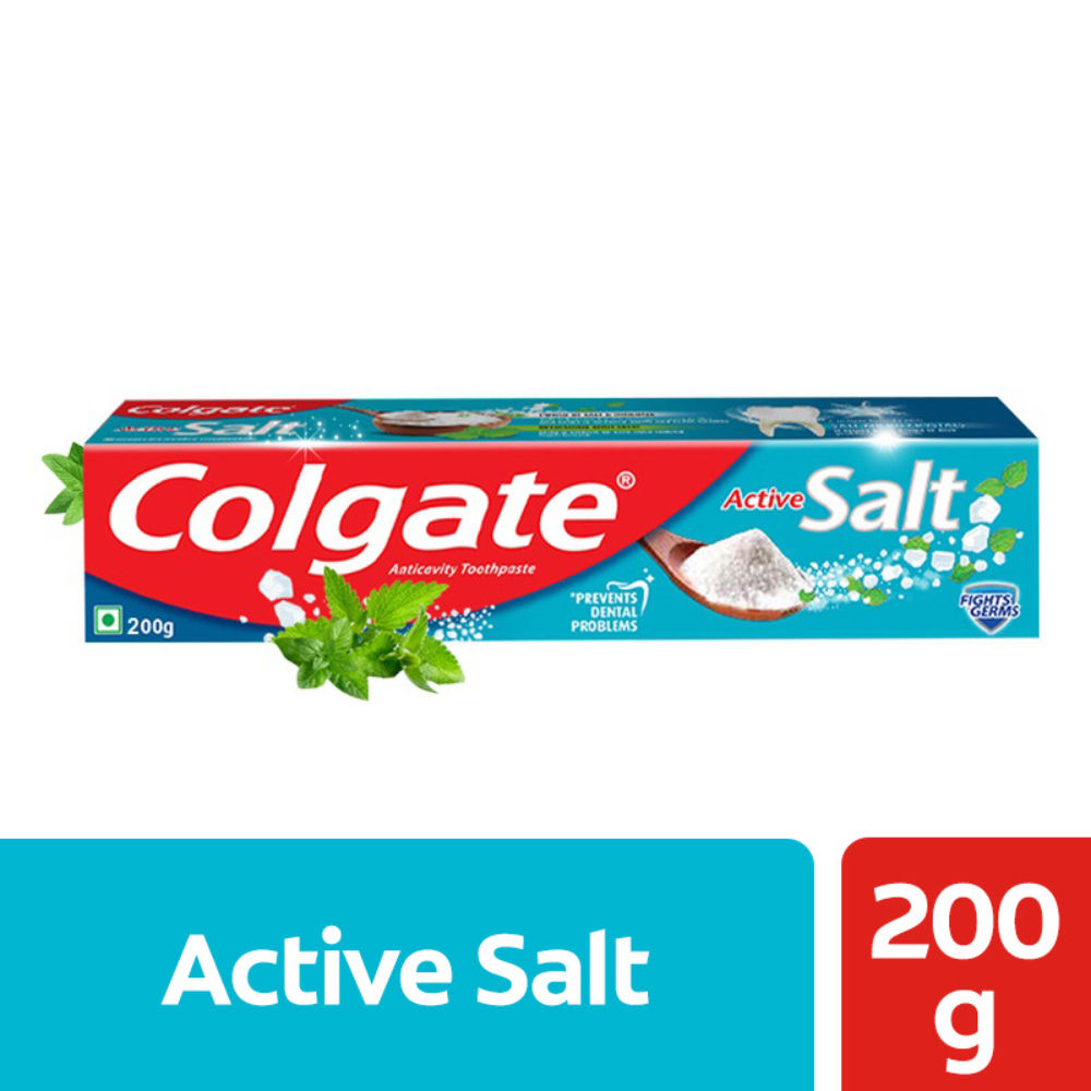 Colgate Active Salt Toothpaste, Germ Fighting Toothpaste