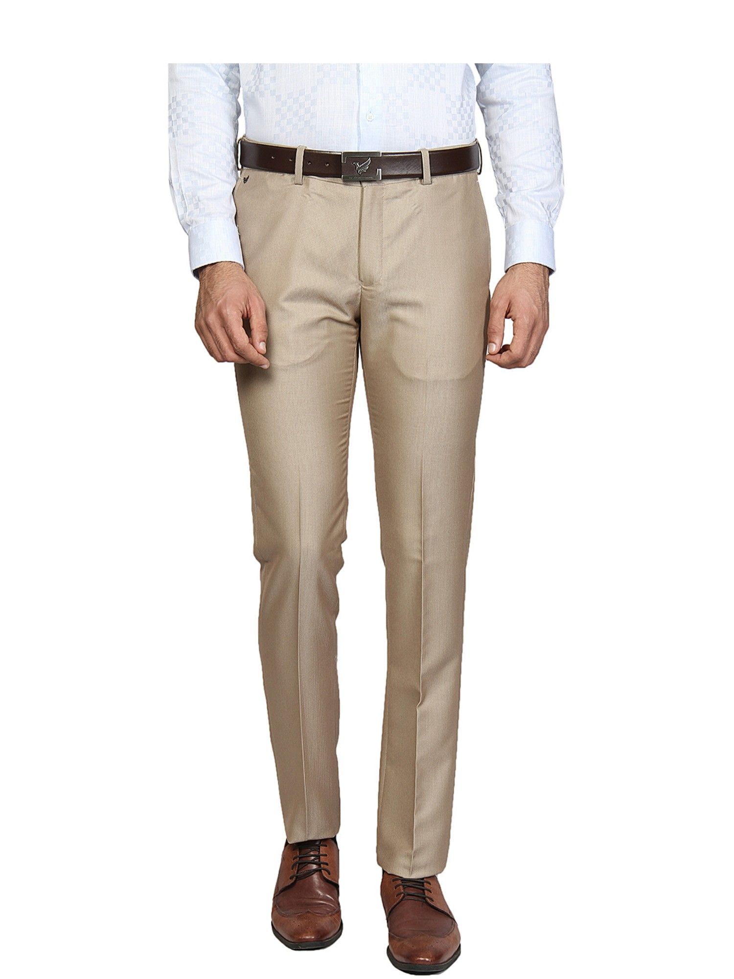 Buy HAULCHIC Men black Solid Synthetic Single Formal Trousers Online at  Best Prices in India - JioMart.
