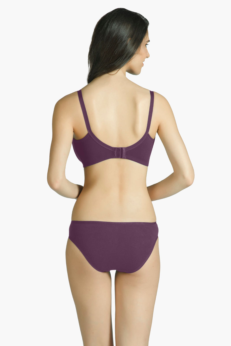 Amante Minimizer NonPadded NonWired High Coverage Bra Purple Buy