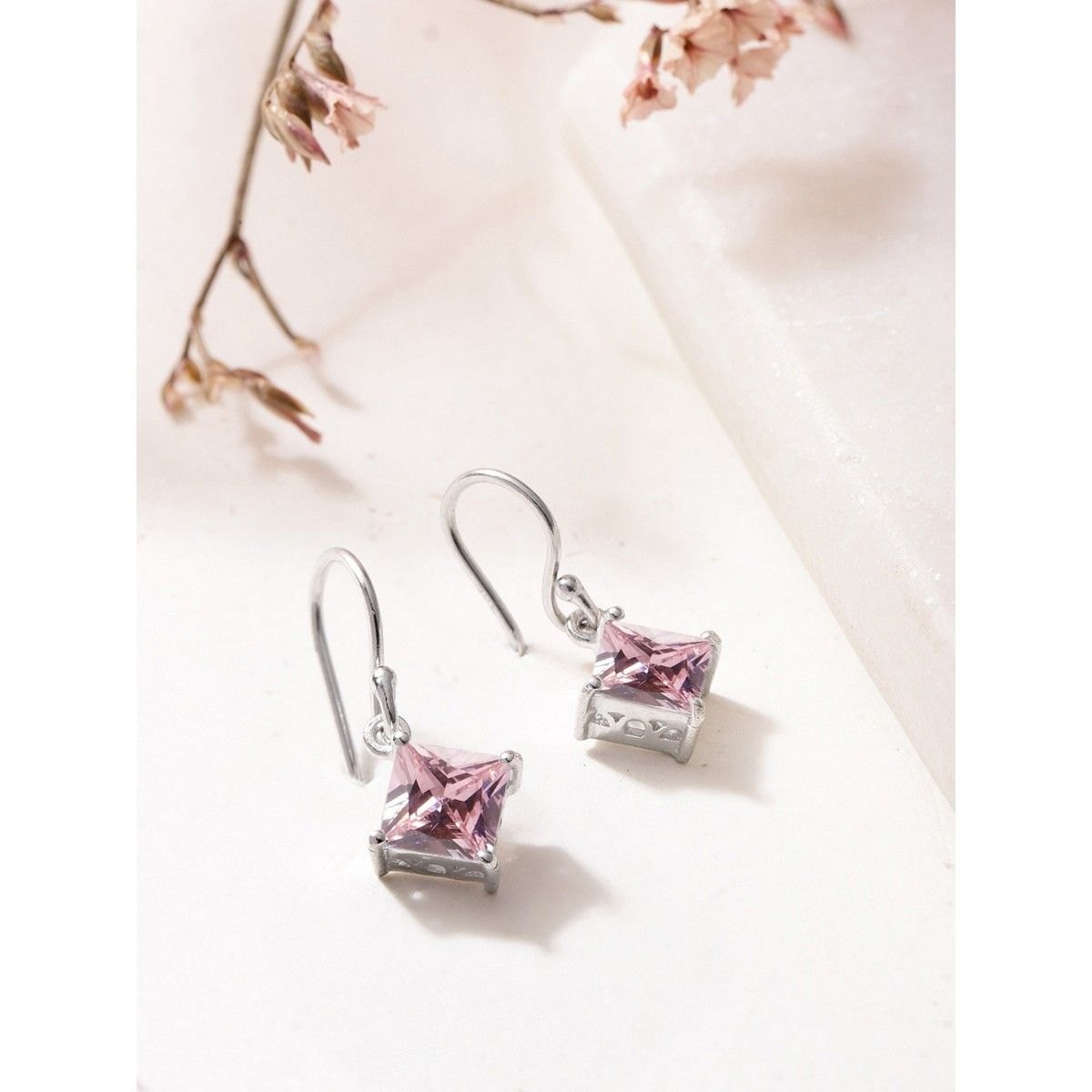 Buy Pink Diamond Earrings Designs Online in India  Candere by Kalyan  Jewellers