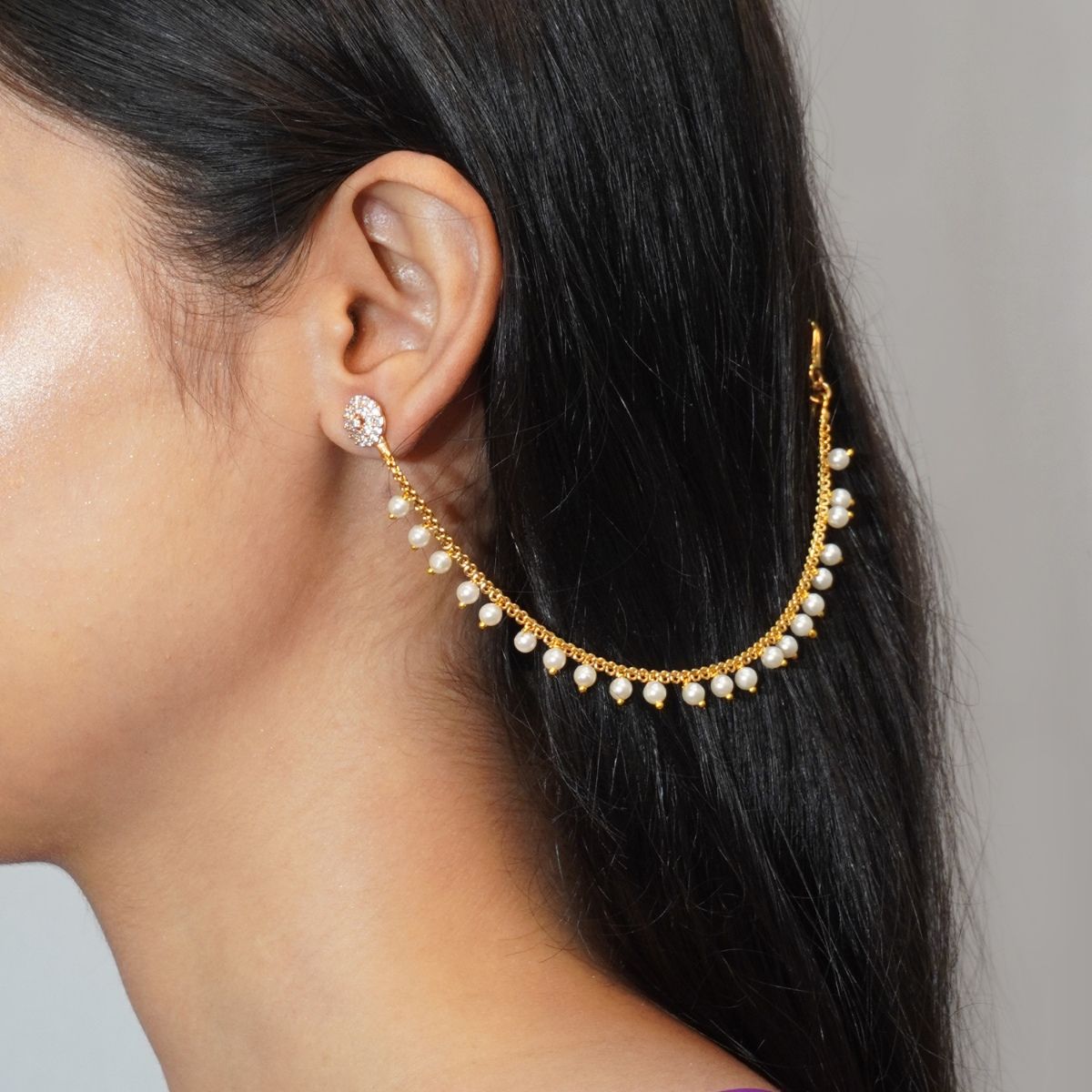 Buy Gold Plated Earrings for Women by Zeneme Online | Ajio.com