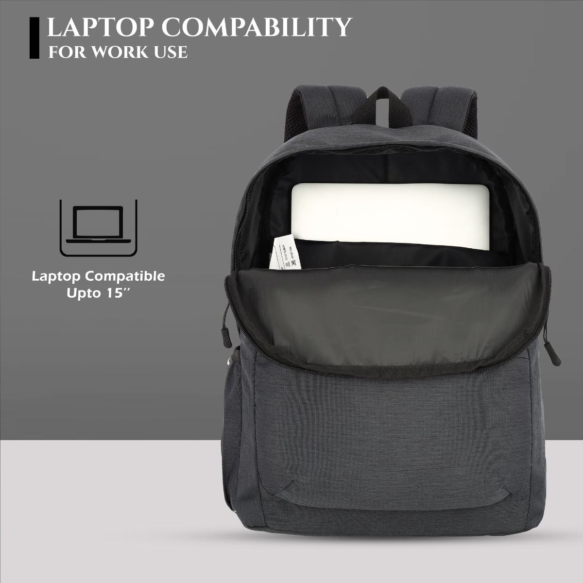 Lavie Sport 18L Crown Unisex Laptop Backpack for Girls and Boys Black (M) Buy Lavie Sport 18L