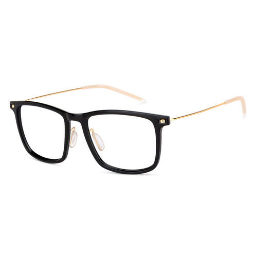 Buy Lenskart Blu Black Wayfarer Large Blue Cut Anti-Glare Zero