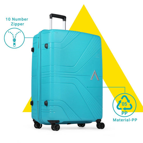 Buy Aristocrat Cruiser Ocean Blue Trolley Bags for Travel (Set Of