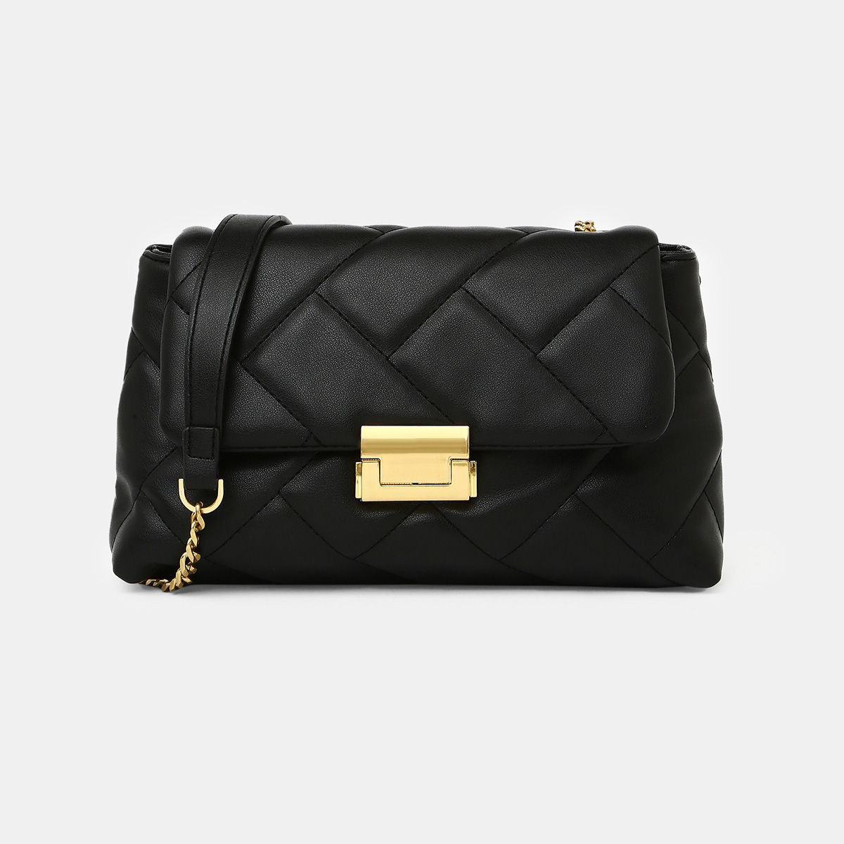 MICHAEL Michael Kors Rose Quilted Faux Leather Shoulder Bag in Black  Lyst