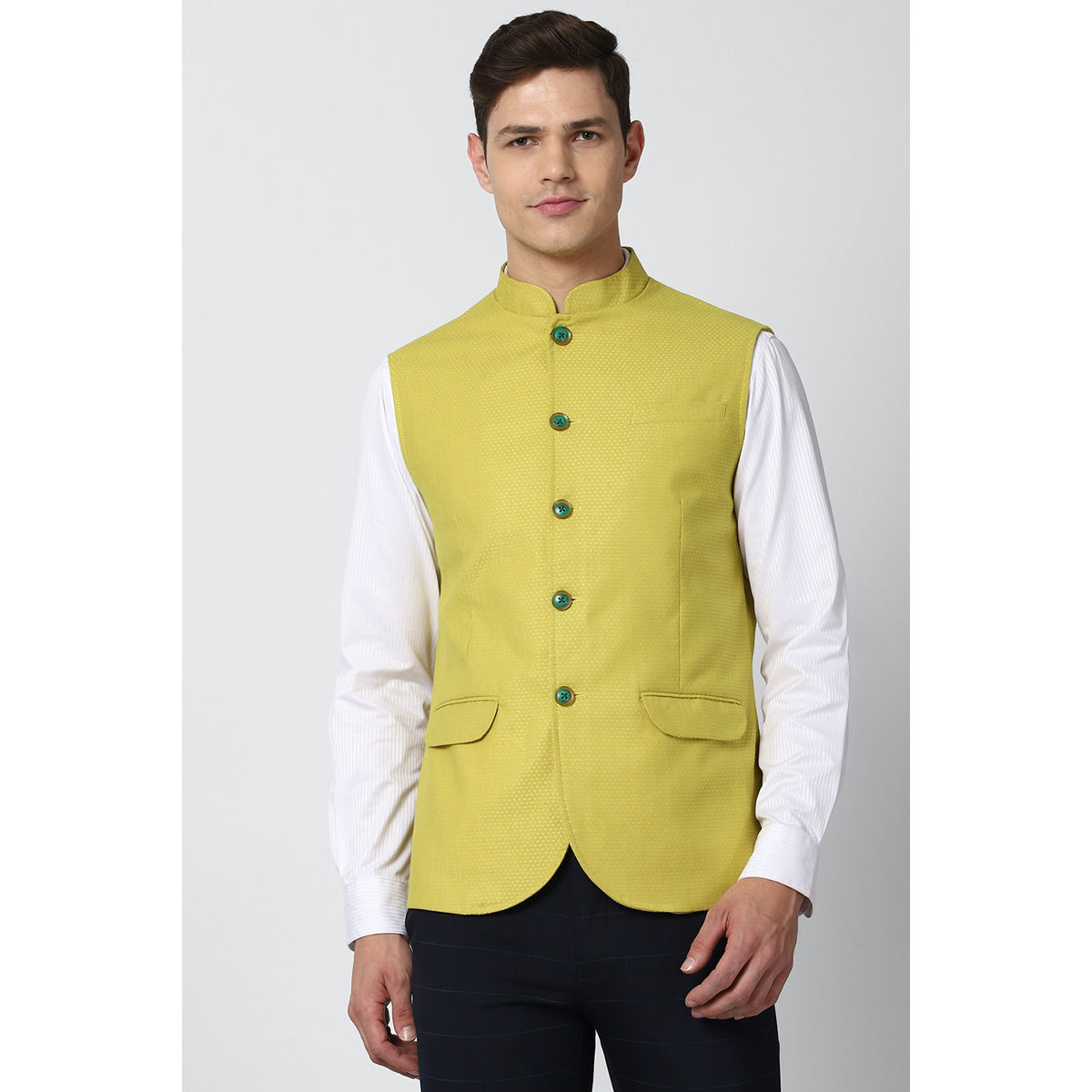 Peter england yellow discount jacket