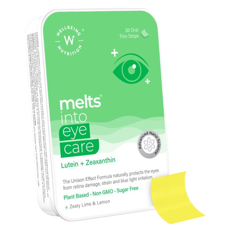 Wellbeing Nutrition Melts Eye Care Vitamins With Lutemax