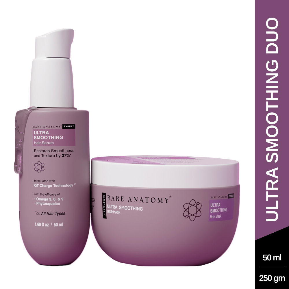 Buy Bare Anatomy Expert Ultra Smoothing Hair Mask And Serum Duo Online 5638