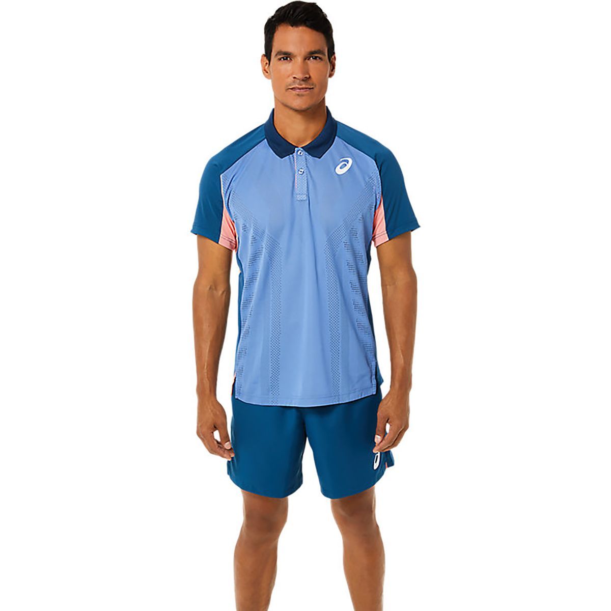 Asics Match Actibreeze Polo Blue Men 
